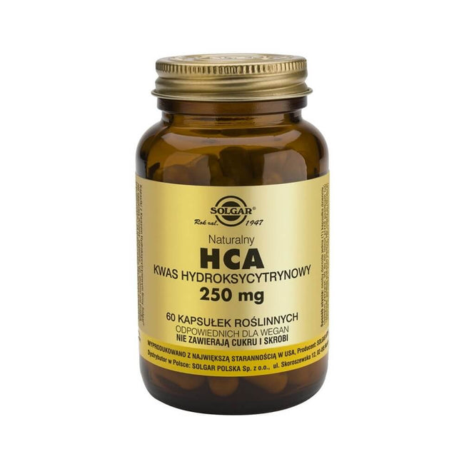 Hca natürliche Hydroxyzitronensäure 100 % Garcinia Cambogia 250 mg 60 Kapseln SOLGAR Hover Image