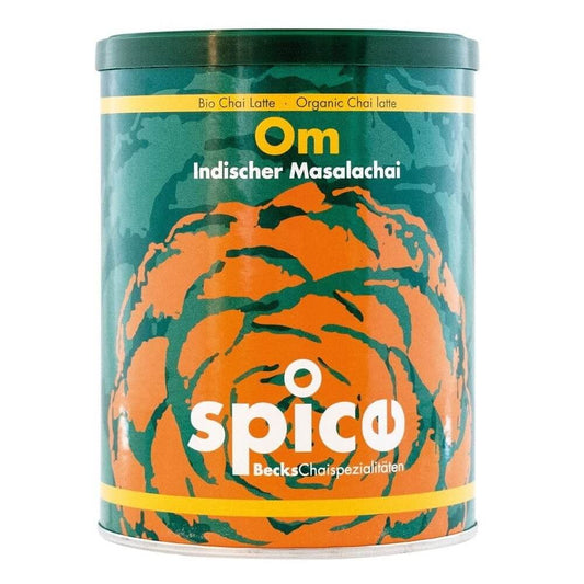 Becks Cocoa Chai Latte Pulver mit Bio Tee und Milchgeschmack, 250g, in Dose, cremiges Getränkepulver für warmen Chai-Genuss