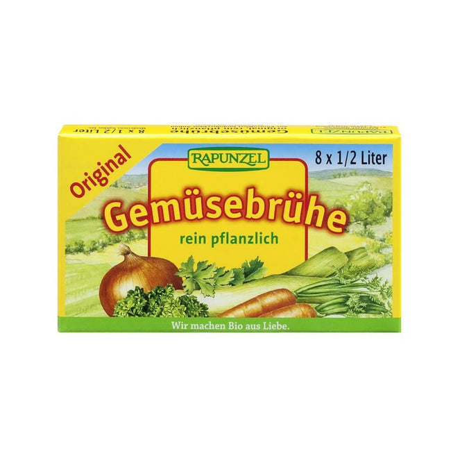Brühe - Gemüsewürfel (gelb) BIO 8x105 g - RAPUNZEL Hover Image