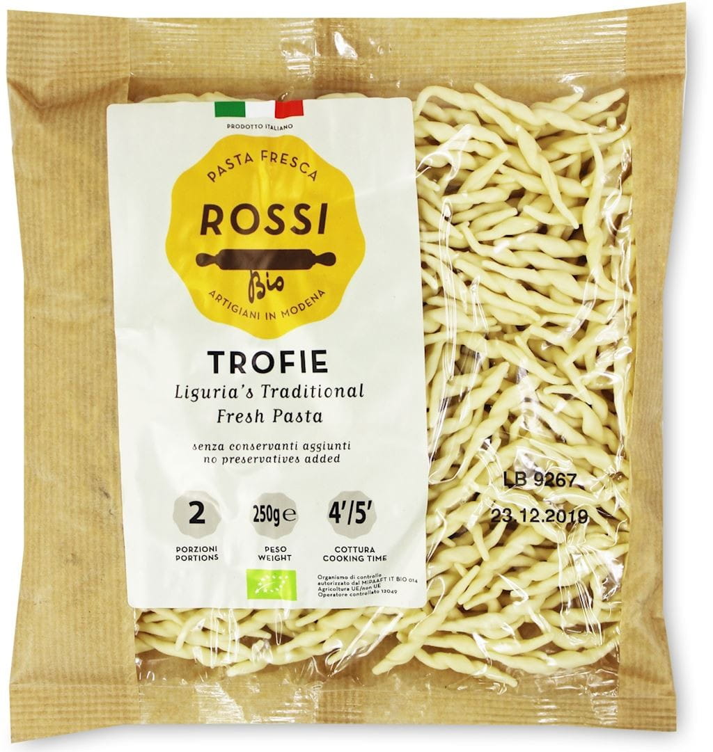 Pasta (frischer Grieß) BIO Trophäe 250 g - PASTA FRESCA ROSSI