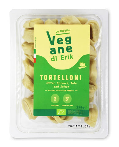 Tortelloni mit Hirse, Spinat, Tofu Seitan BIO 250 g - FRESCA ROSSI PASTA