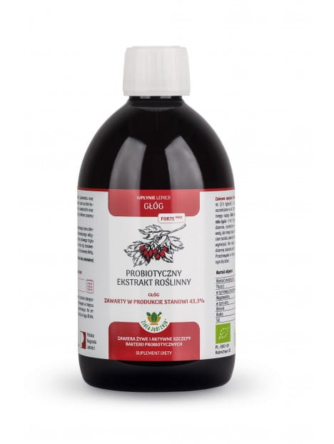 Nahrungsergänzungsmittel probiotischer Pflanzenextrakt glutenfrei Weißdorn BIO 500 ml - JOY DAY