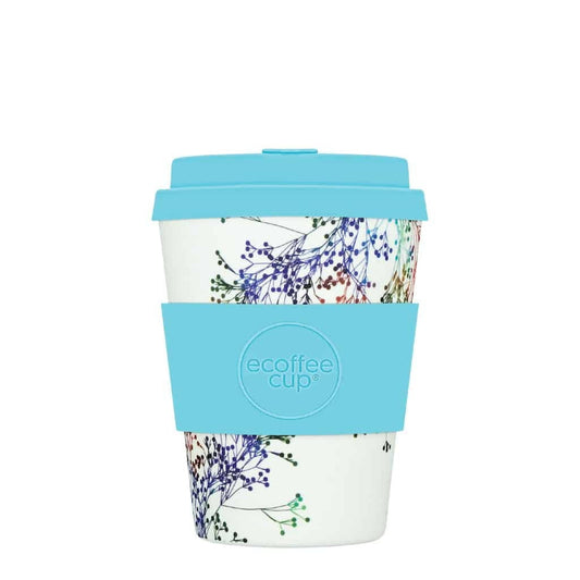 Bambus- und Maisfaser Becher von ECOFFEE CUP, 350 ml, nachhaltiger Kaffeebecher mit natürlichem Design.