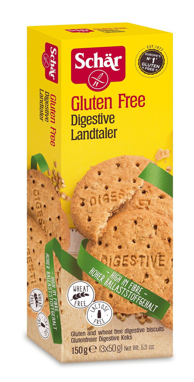 Verdauungslandtaler glutenfreie Kekse 150 g SCHÄR Hover Image