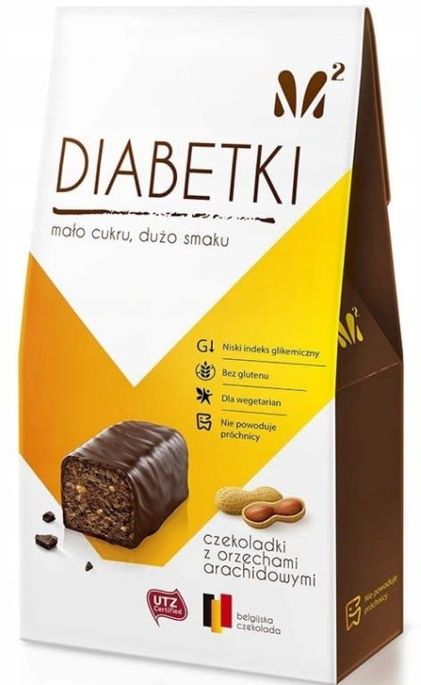 Zuckerfreie Erdnuss-Diabetiker-Pralinen 100 g EKOWITAL