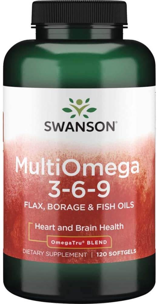 Multi Omega Efas überlegene essentielle Fettsäuren MultiOMEGA 3 - 6 - 9 120 SWANSON Kapseln