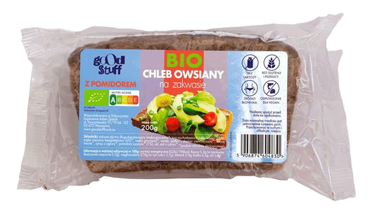 Bio glutenfreies Buchweizen-Hafer-Sauerteigbrot mit Tomate von GOOD STUFF, frisch gebacken, 200 g, knusprig und aromatisch