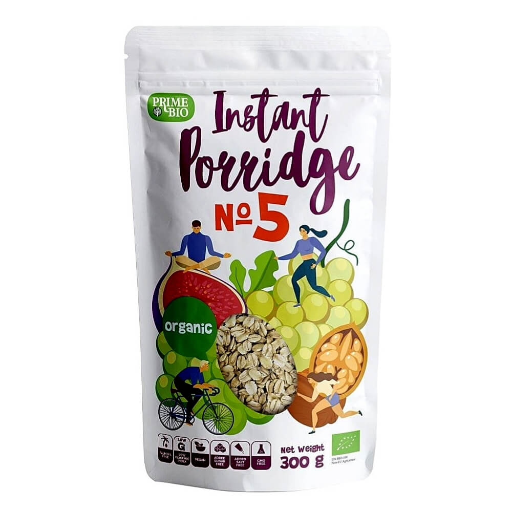 Instantbrei mit Rosinen, Feigen und Walnüssen (Nr.5) BIO 300 g - PRIME BIO