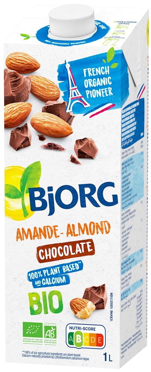 Mandel- und Schokoladengetränk mit Algenkalzium BIO 1000 ml - BJORG