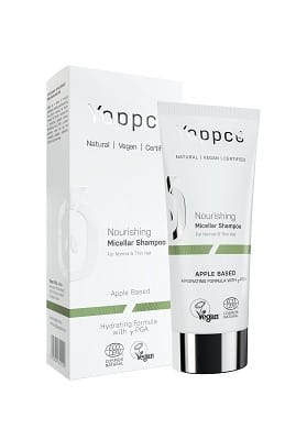 YAPPCO Mizellenshampoo für normales und feines Haar, nährendes Bio-Shampoo in 200 ml Flasche, sanfte Haarwäsche