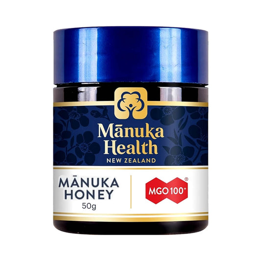 Manukahonig von MANUKA HEALTH NEW ZEALAND in 100g und 50g Gläsern, natürlicher Honig aus Neuseeland, für Gesundheit und Wohlbefinden