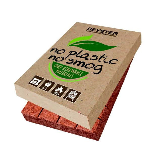 Feuerzeugwürfel von BEYSTER, 32 Stück, brennbare Würfel für Feuerzeuge, praktische Feueranzünder, im Karton verpackt
