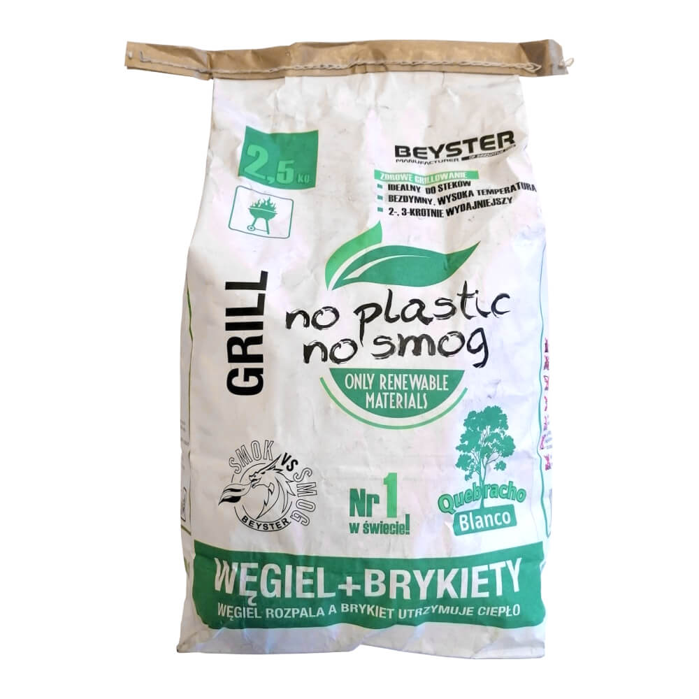 Holzkohle + Holzbrikett 25 kg - BEYSTER
