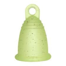 Grüne Menstruationstasse Größe S - ME LUNA