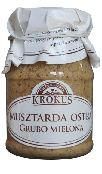 Scharfer Senf, grob gemahlen 180g KROKUS Hover Image