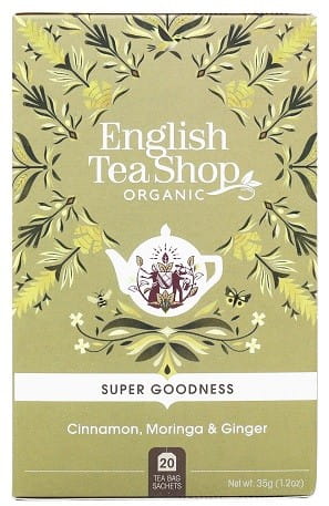 Kräutertee mit Moringa-Zimt und Ingwer (20x1,75) BIO 35 g ENGLISH TEA SHOP BIO