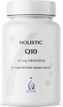 HOLISTIC Coenzym Q10 COQ10 Kaneka Ubichinon 60 Ganzheitliche Kapseln, Nahaufnahme der Kapseln in einer Packung