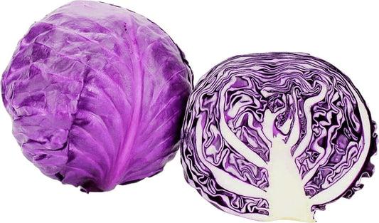 Frischer, bio-jung Rotkohl in Großgebinde (ca. 8 kg) von BIO PLANET, mit grünen Blättern und knackiger Struktur