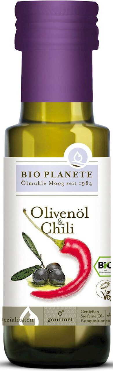 Olivenöl mit Chili BIO 100 ml - BIO PLANETE