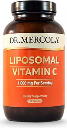 Vitamin C liposomal liposomales Vitamin C 1000mg 180 Kapseln DR. MERCOLA KENAY Hover Image