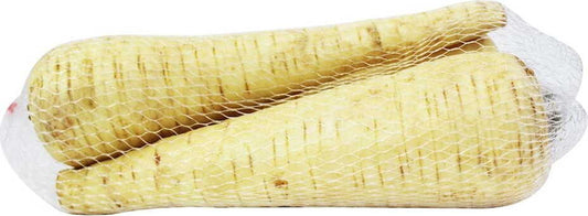 Frische, bio-zertifizierte Pastinaken von BIO PLANET, ca. 1 kg, mit grünen Blättern und glatter Oberfläche.