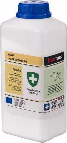L-Ascorbinsäure Vitamin C 1kg BIOMUS Hover Image