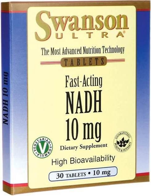 Nadh schnell wirkend 10 mg 30 Tabletten SWANSON