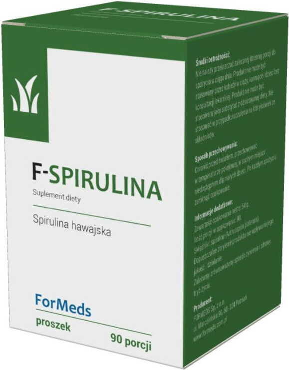 - Hawaiianische Spirulina Spirulina 600 mg 90 Portionen 54 g FORMEDS Hover Image