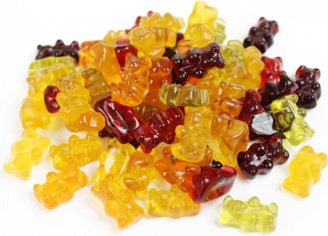 Gummibärchen (Bären) ohne BIO-Gelatine (Rohware) (15 kg)