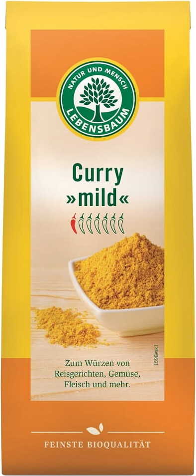 Mildes Curry BIO 50 g - LEBENSBAUM