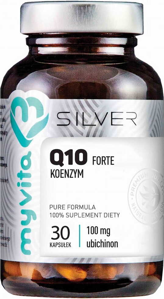 Coenzym Q10 100 MG Ubichinon 30 Kapseln MYVITA SILVER PURE