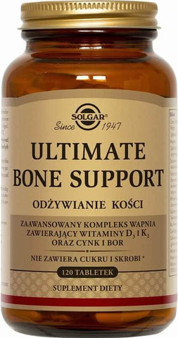 Fortschrittlicher Calciumkomplex mit Vitamin D3 K2, Zink und Bor ultimative Knochenunterstützung 120 SOLGAR Tabletten