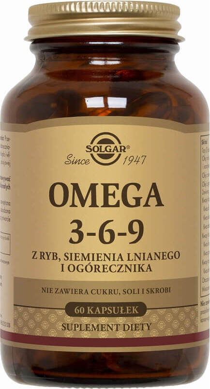 OMEGA 3 - 6 - 9 60 Kapseln SOLGAR Hover Image