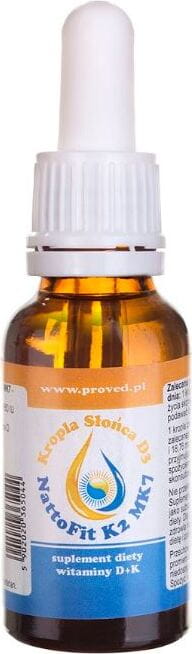 Vitamin D3 + K2 MK - 7 Liquid Natto 20ml 600 Tropfen BEWÄHRT Hover Image
