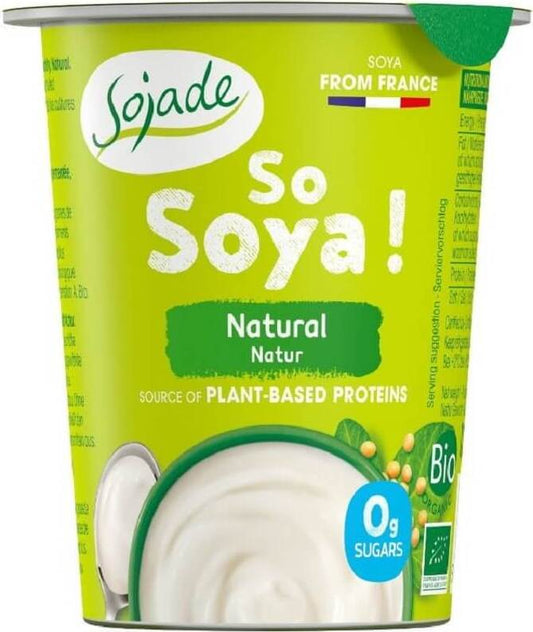 Bio glutenfreies Soja-Naturprodukt von SOJADE, 125 g, frisches, unverarbeitetes Sojaprodukt in natürlicher Verpackung