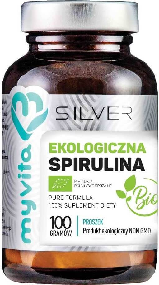 Spirulina BIO-Pulver 100g MYVITA SILVER PURE Hover Image