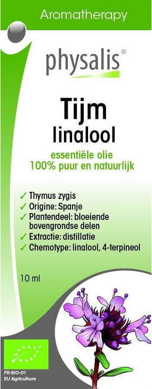 Tijm Linalool ätherisches Öl (Thymus Zygis Linalol) BIO 10 ml - PHYSALIS