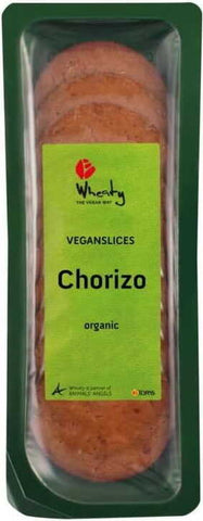 Vegane Chorizo in Scheiben BIO 80 g - WHEATY