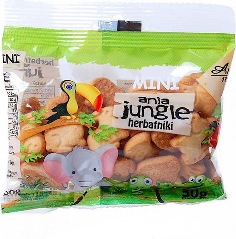 Mini-Zoo-Kekse ohne Zucker 50 g ANIA
