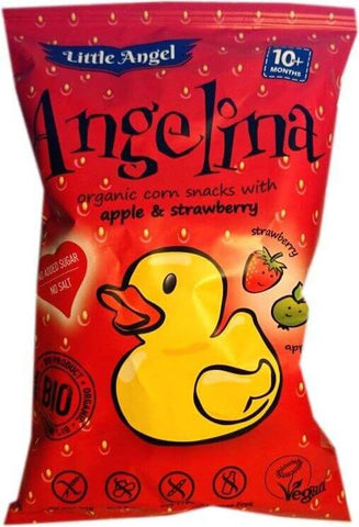 Maischips Angelina Erdbeere und Apfel ab 10 Monate glutenfrei BIO 30 g LITTLE ANGEL