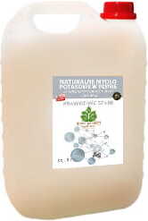 Echte graue Kaliseife mit Silberag monoatomischer ionischer Flüssigkeit, 5l, von MYDLARNIA POWRÓT DO NATURY, in einem Behälter