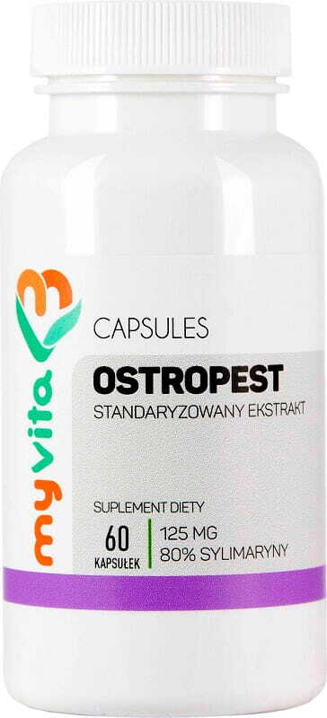 Mariendistel 80% Silymarin standardisierter Extrakt 125mg 60 Kapseln - MYVITA Hover Image