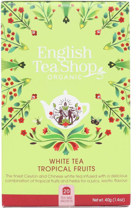Weißer Tee tropische Früchte 20x2 g BIO 40 g ENGLISH TEA SHOP