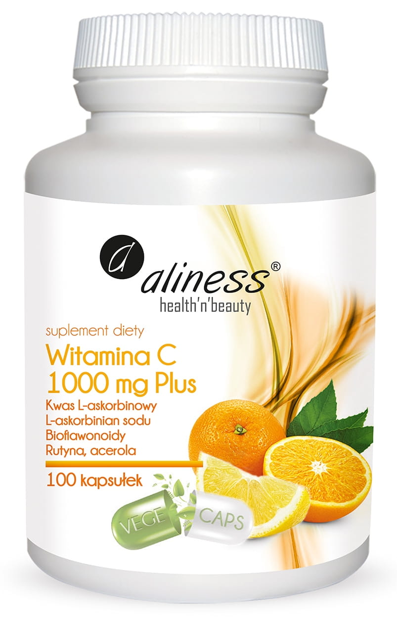 Vitamin C 1000mg plus 100 vegecaps ALINESS Kapseln Pääkuva