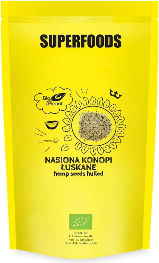 Geschälte Hanfsamen BIO 600 g - BIO PLANET