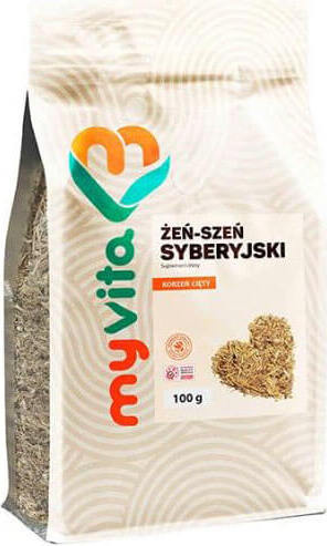 Ginseng - Sibirischer Ginseng, geschnittene Wurzel 100g MYVITA Hover Image