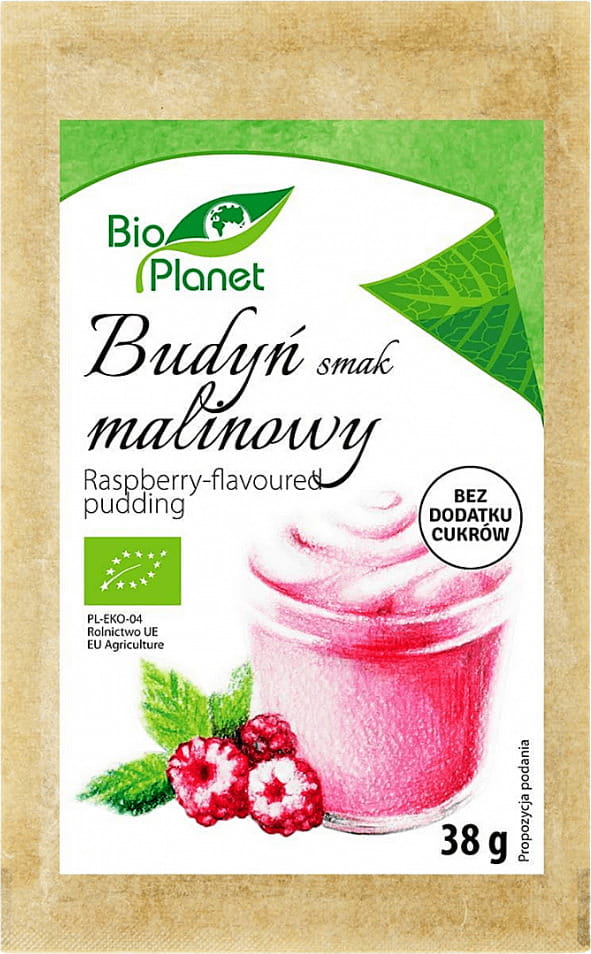 Pudding mit Himbeergeschmack BIO 38 g - BIO PLANET Hover Image