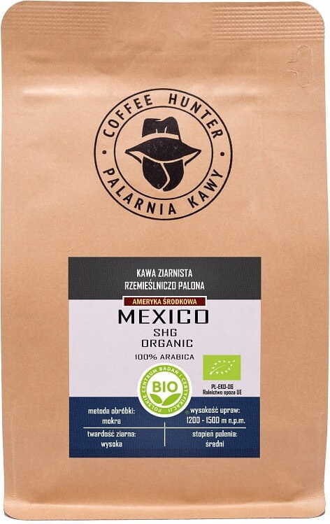 Arabica-Kaffeebohnen 100% Mexiko BIO 250 g - COFFEE HUNTER Κύρια εικόνα προϊόντος