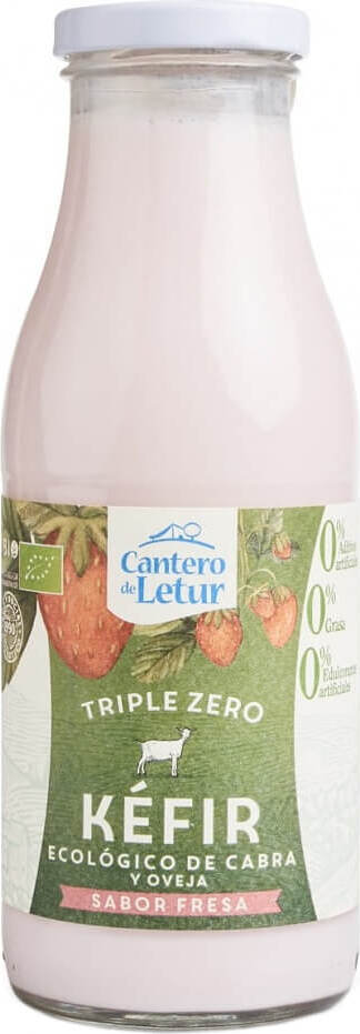 Erdbeer-Ziegenkefir BIO 500 ml CANTERO DE LETU Hover Image