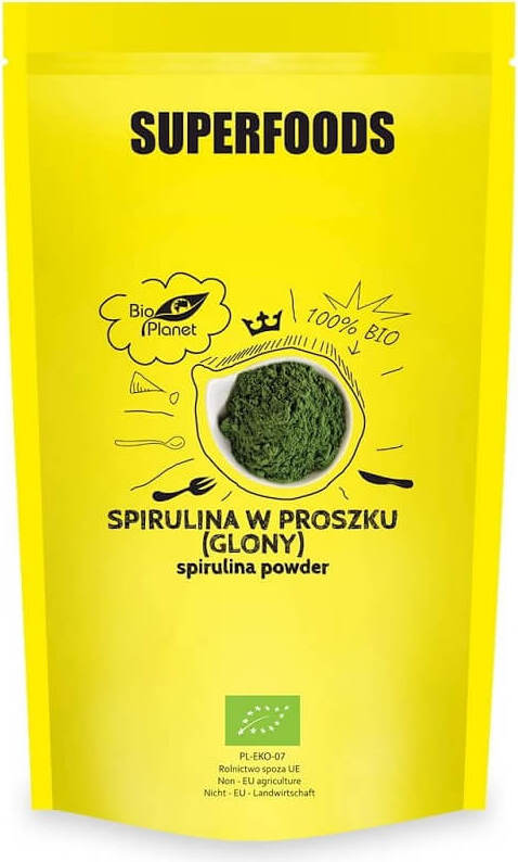 Spirulina-Pulver (Algen) BIO 600 g - BIO PLANET Hover Image